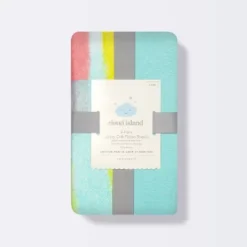Fitted Jersey Crib Sheet 2pk - Cloud Island™ Brushstrokes And Solid Aqua -Cloud Island GUEST 0ce29829 3f75 4b96 aebe 43e7277fd3e6