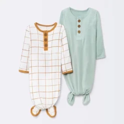 Baby 2pk Modal NightGown - Cloud Island™ Blue 7 Baby 2pk Modal NightGown - Cloud Island™ Blue -Cloud Island GUEST 1092f748 b540 4833 9ad0 3d4b8e1d8adc