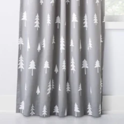 Blackout Curtain Panel Trees - Cloud Island™ Gray -Cloud Island GUEST 31f1b5a3 7eb9 4f1e 9627 4b57513de44f