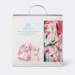 Hospital Muslin Swaddle Baby Blanket And Headband Gift Set - Floral Blooms - 2pk - Cloud Island™ -Cloud Island GUEST 40e813b9 8ebe 474c a595 64fc43efb238
