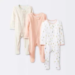 Baby Girls' 3pk Tight Fit Zip-Up Sleep N' Play - Cloud Island™ 13 Baby Girls' 3pk Tight Fit Zip-Up Sleep N' Play - Cloud Island™ -Cloud Island GUEST 4e004300 8d9d 4aa4 b06b 9a01dc986e2b