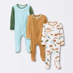 Baby Boys' 3pk Pandas Zip-Up Sleep N' Play - Cloud Island™ Heather Gray 14 Baby Boys' 3pk Pandas Zip-Up Sleep N' Play - Cloud Island™ Heather Gray -Cloud Island GUEST 6cf747a5 9f68 4370 bfce 073878019764