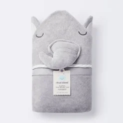 Baby Elephant Hooded Towel - Cloud Island™ Gray -Cloud Island GUEST 97eecbf3 f59a 451e 9938 f801dae98769