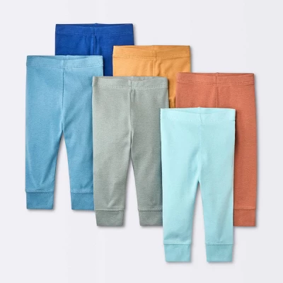 Baby 6pk Basic Pants - Cloud Island™ Orange 3 Baby 6pk Basic Pants - Cloud Island™ Orange - Image 3