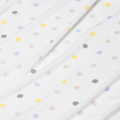 Polyester Rayon Jersey Fitted Crib Sheet - Cloud Island™ Multi Dot 3 Polyester Rayon Jersey Fitted Crib Sheet - Cloud Island™ Multi Dot - Image 3