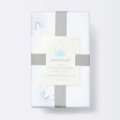 Fitted Jersey Crib Sheet Love To Dream - Rainbows/White - 2pk - Cloud Island™ 5 Fitted Jersey Crib Sheet Love To Dream - Rainbows/White - 2pk - Cloud Island™ -Cloud Island GUEST ad54df26 b06f 422d bd80 725c7fd189f1