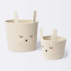 Coiled Rope Small Round Storage Basket - Rabbit - Cloud Island™ 5 Coiled Rope Small Round Storage Basket - Rabbit - Cloud Island™ -Cloud Island GUEST af7f0e09 bdf8 4734 a3ec 70dd06adeeb5