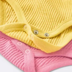 Baby Girls' 3pk Long Sleeve Waffle Bodysuit - Cloud Island™ Pink -Cloud Island GUEST bcfc177e 2a96 4b3d 8ebc ed0b7a62160c