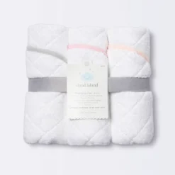 Changing Pad Liner White With Pink Edge - Cloud Island™ 3pk -Cloud Island GUEST c0980ab8 a3f7 4465 9bf4 4a9997cb13de