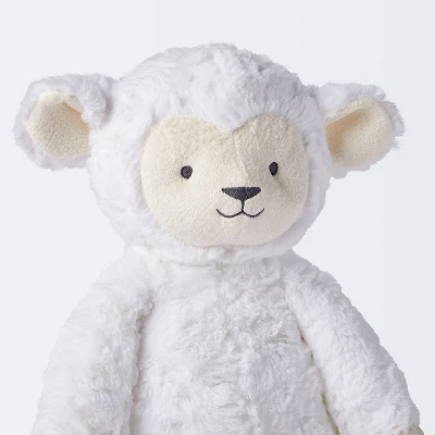 Plush Animal With Mini Plush Stuffed Animal Toy - Lamb - 2pc - Cloud Island™ 2 Plush Animal With Mini Plush Stuffed Animal Toy - Lamb - 2pc - Cloud Island™ - Image 2