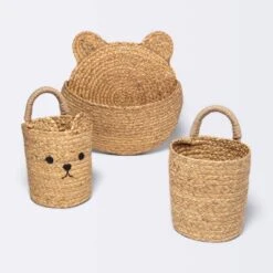 Small Hanging Bear Basket With One Handle - Cloud Island™ -Cloud Island GUEST d431b688 3dbe 4f88 9c64 fe5bed1e4a49