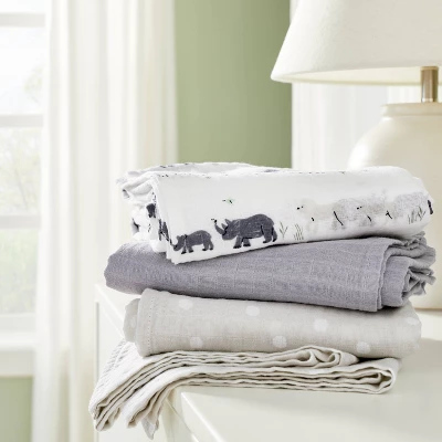 Muslin Swaddle Blankets 3pk - Cloud Island™ Two By Two Animals 1 Muslin Swaddle Blankets 3pk - Cloud Island™ Two By Two Animals