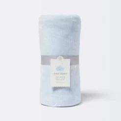 Plush Ribbed Blanket - Cloud Island™ Blue Stars -Cloud Island GUEST f4b08430 5c7e 42c8 a53e 6823867dedf6